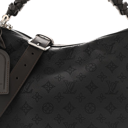 Louis Vuitton Mahina Beaubourg Hobo MM Black 8 of 12