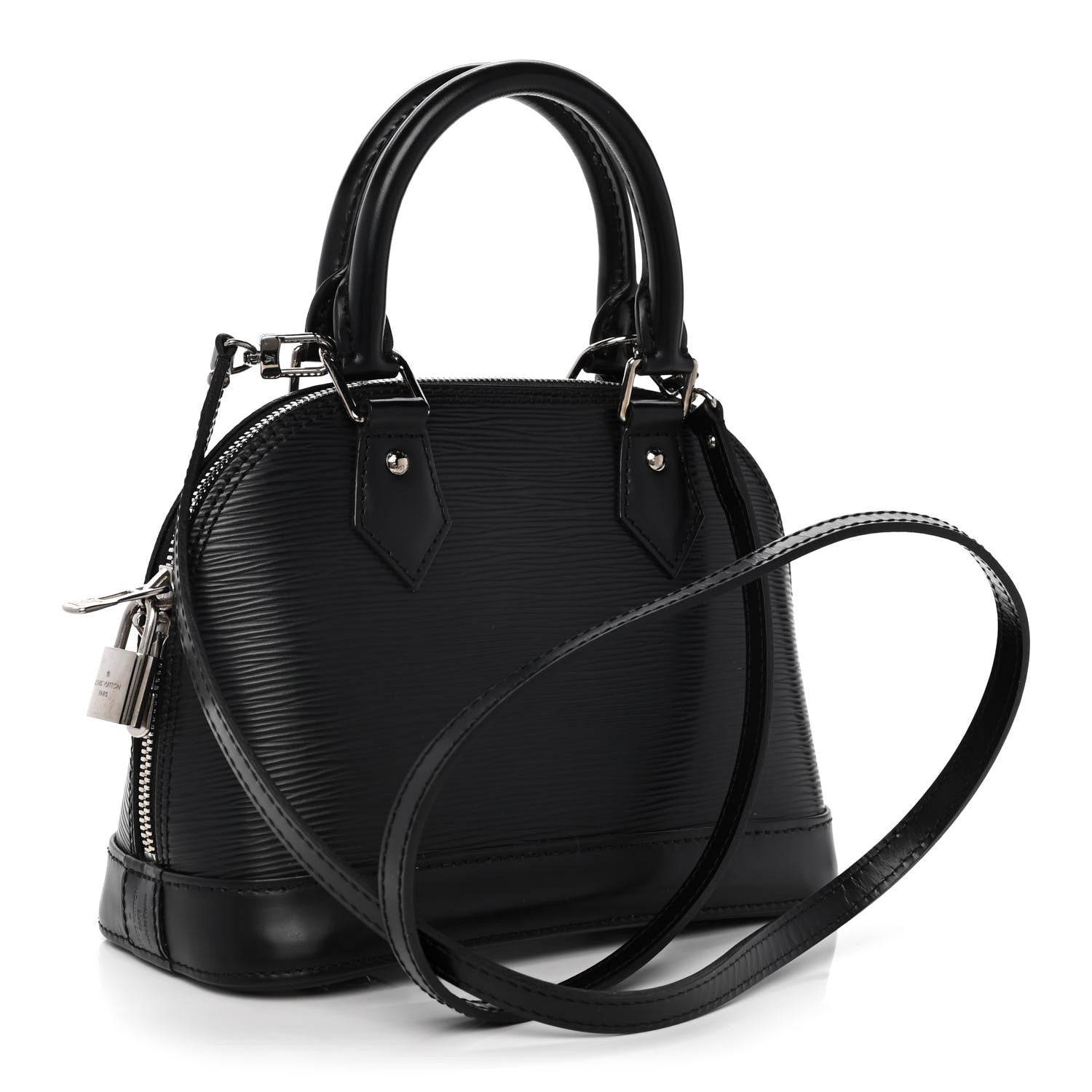 Louis Vuitton Epi Alma BB Black 3 of 19