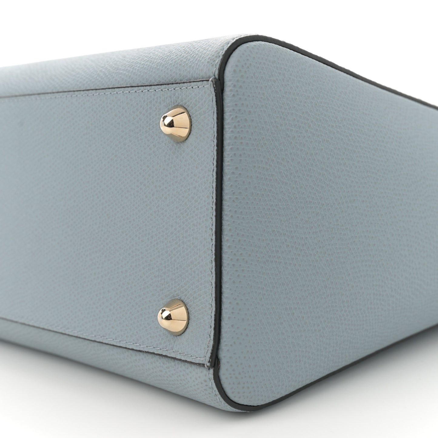 Grained Calfskin Large Lady Dior Sky Blue