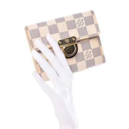 Louis Vuitton Damier Azur Koala Wallet 2 of 8