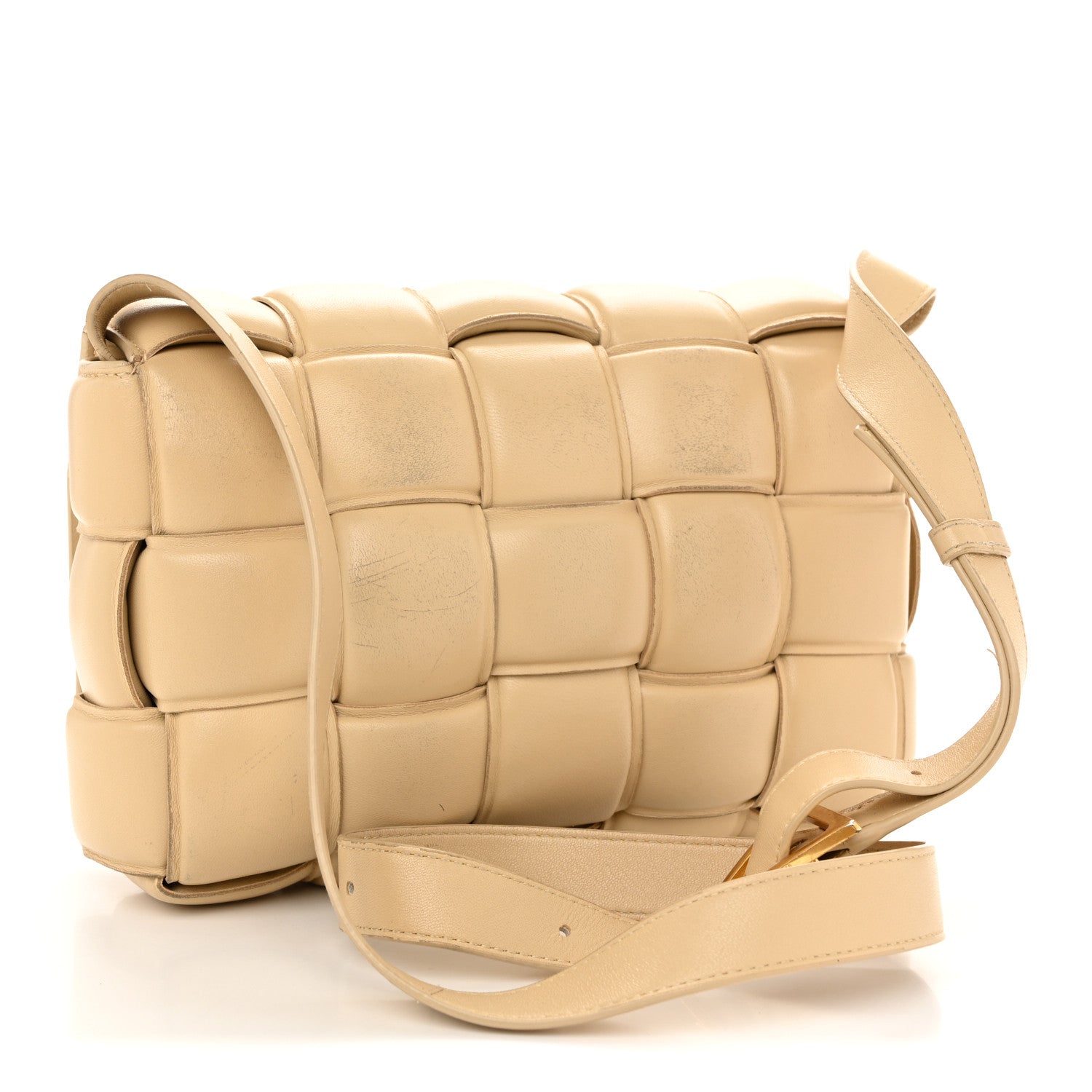 Bottega Veneta Nappa Maxi Intreccio Padded Cassette Crossbody Bag Porridge 3 of 14