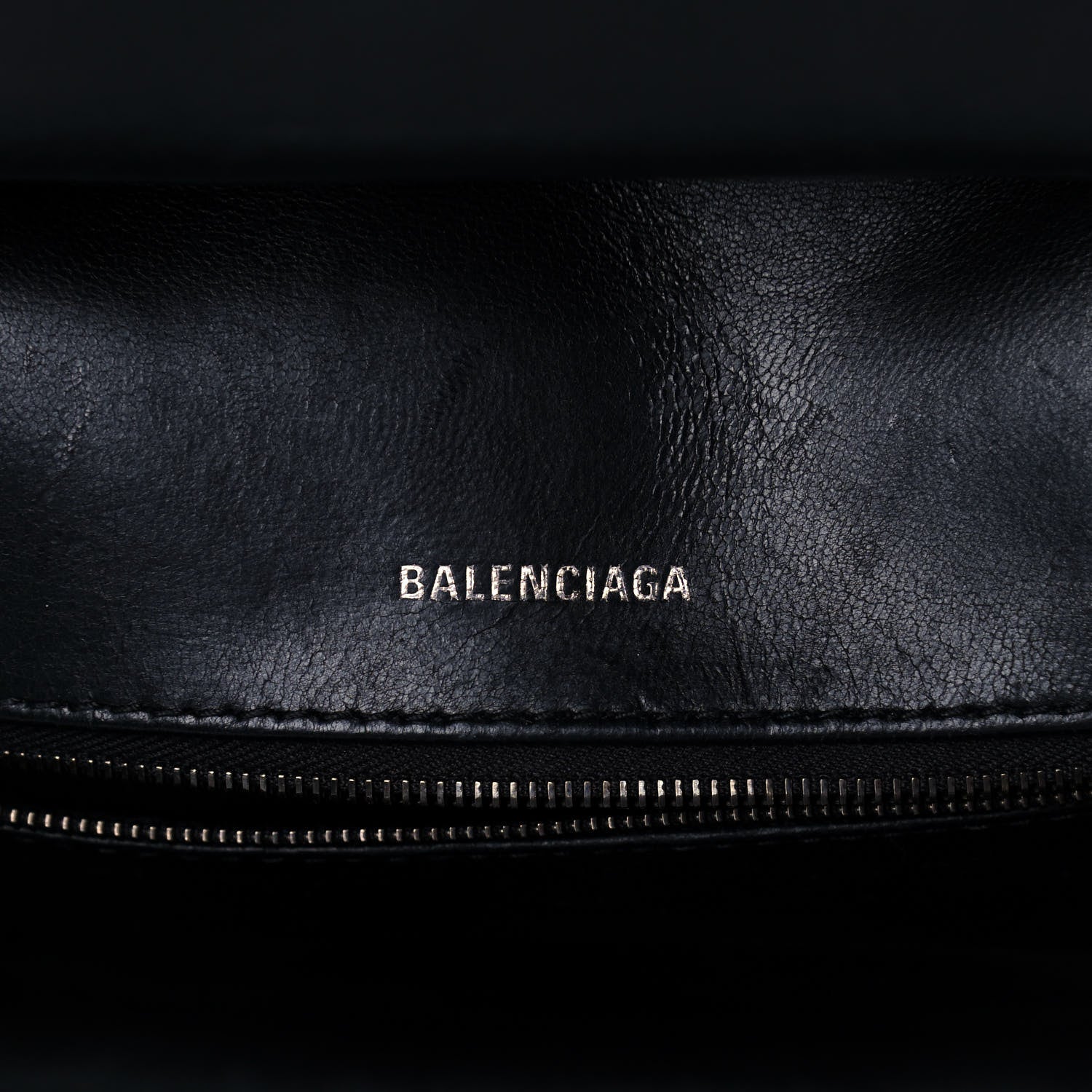 Balenciaga Nappa Calfskin Quilted Medium Touch B Shoulder Bag Black 6 of 11
