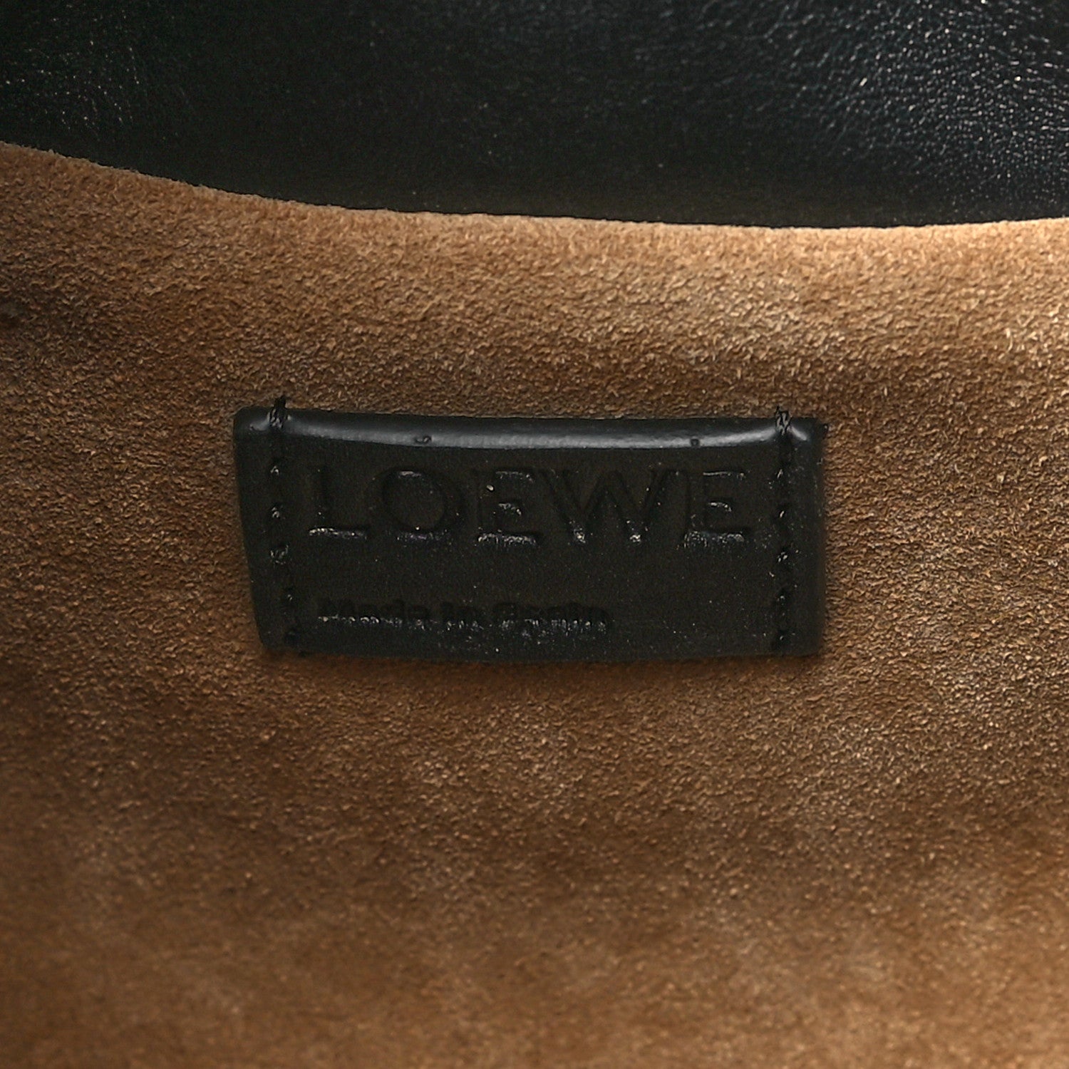 Loewe Mellow Nappa Donut Chain Flamenco Knot Clutch Black 6 of 10