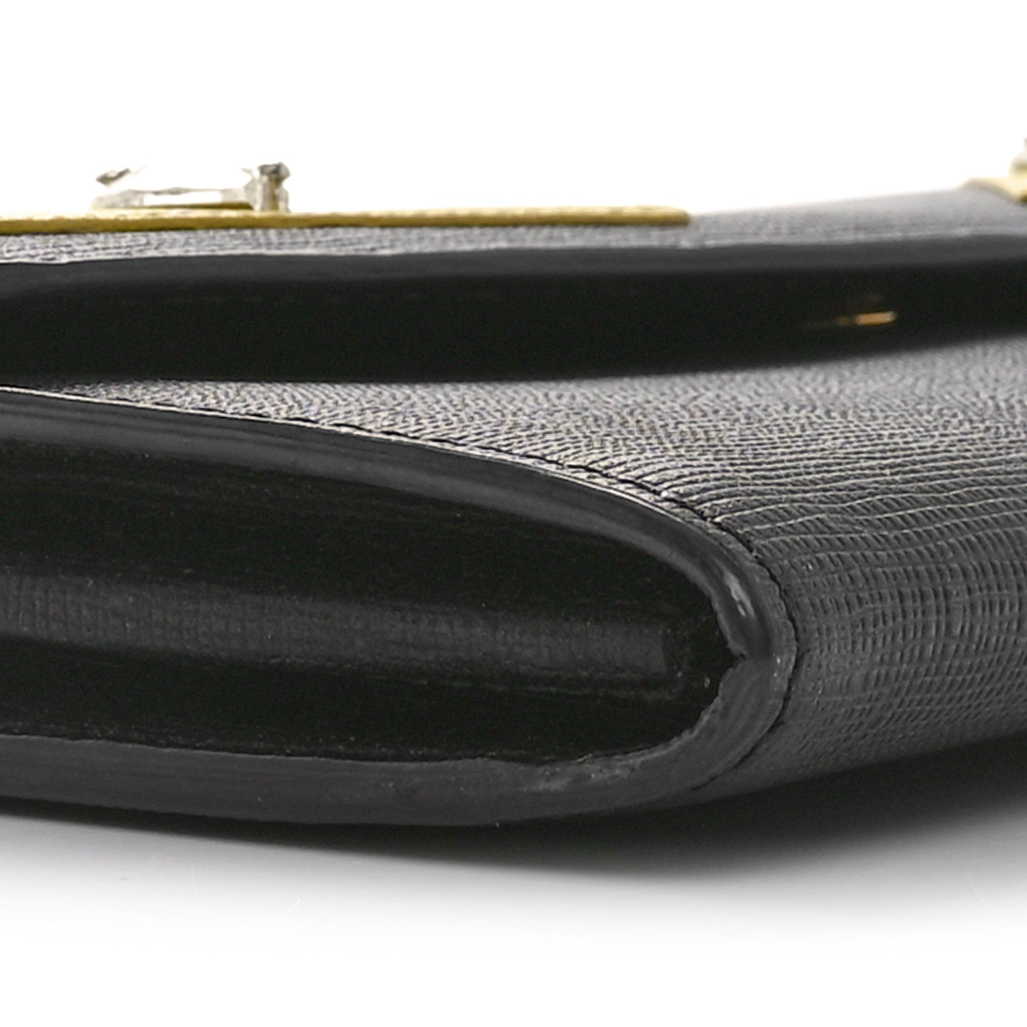 Fendi Vitello Elite Crystal Monster Eyes Simply Continental Wallet Black Cedro 8 of 10