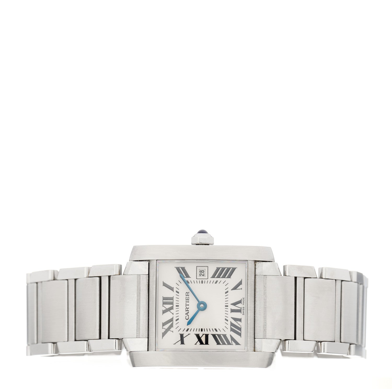 Cartier Stainless Steel 25mm Tank Francaise Quartz Watch 2 of 4