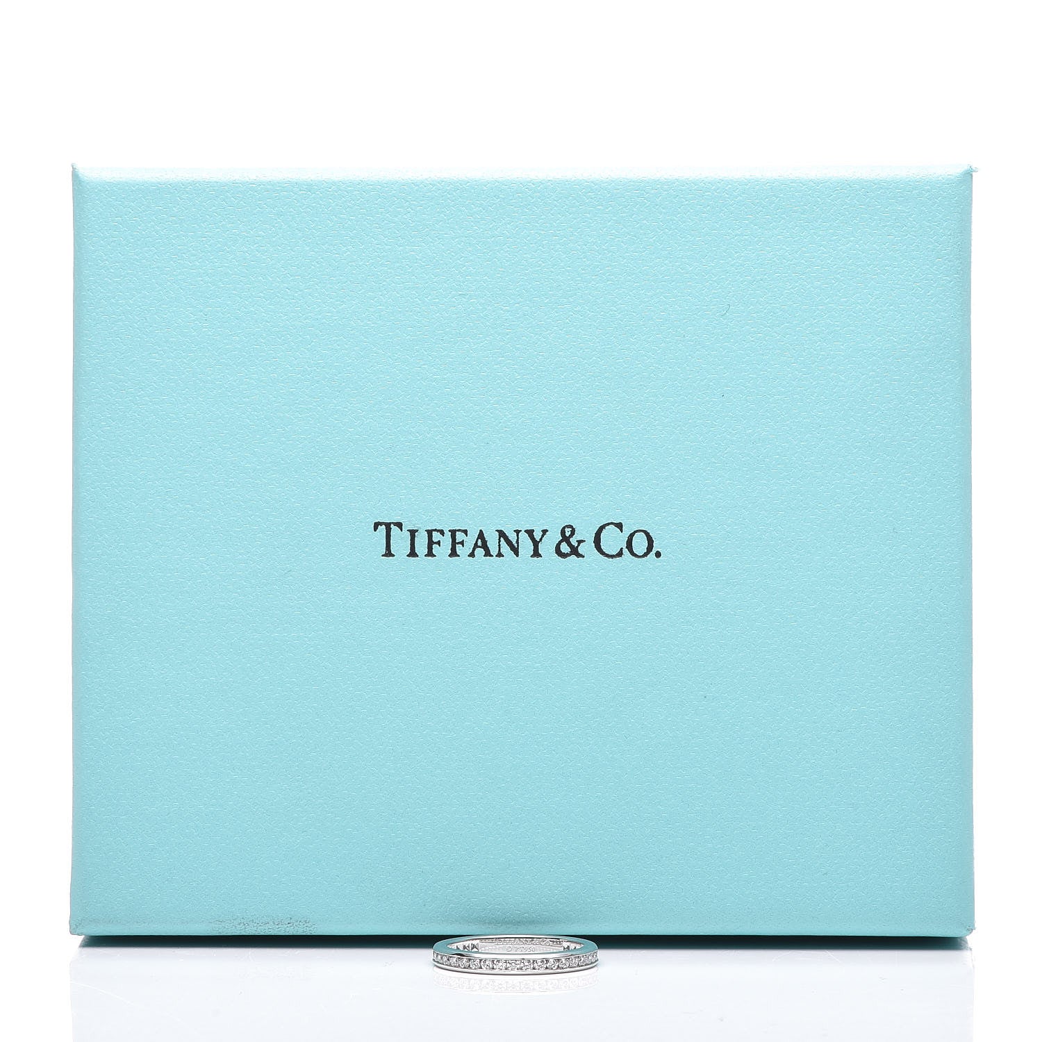 Tiffany Platinum Diamond .56ctw Eternity Band Ring 49 4.75 4 of 4