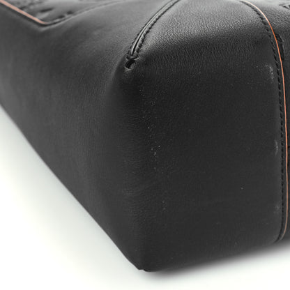MCM Calfskin Ottomar Monogram Large Klara Hobo Black 7 of 8