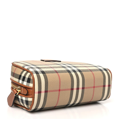 Burberry House Check Small Cosmetic Pouch Archive Beige 4 of 10