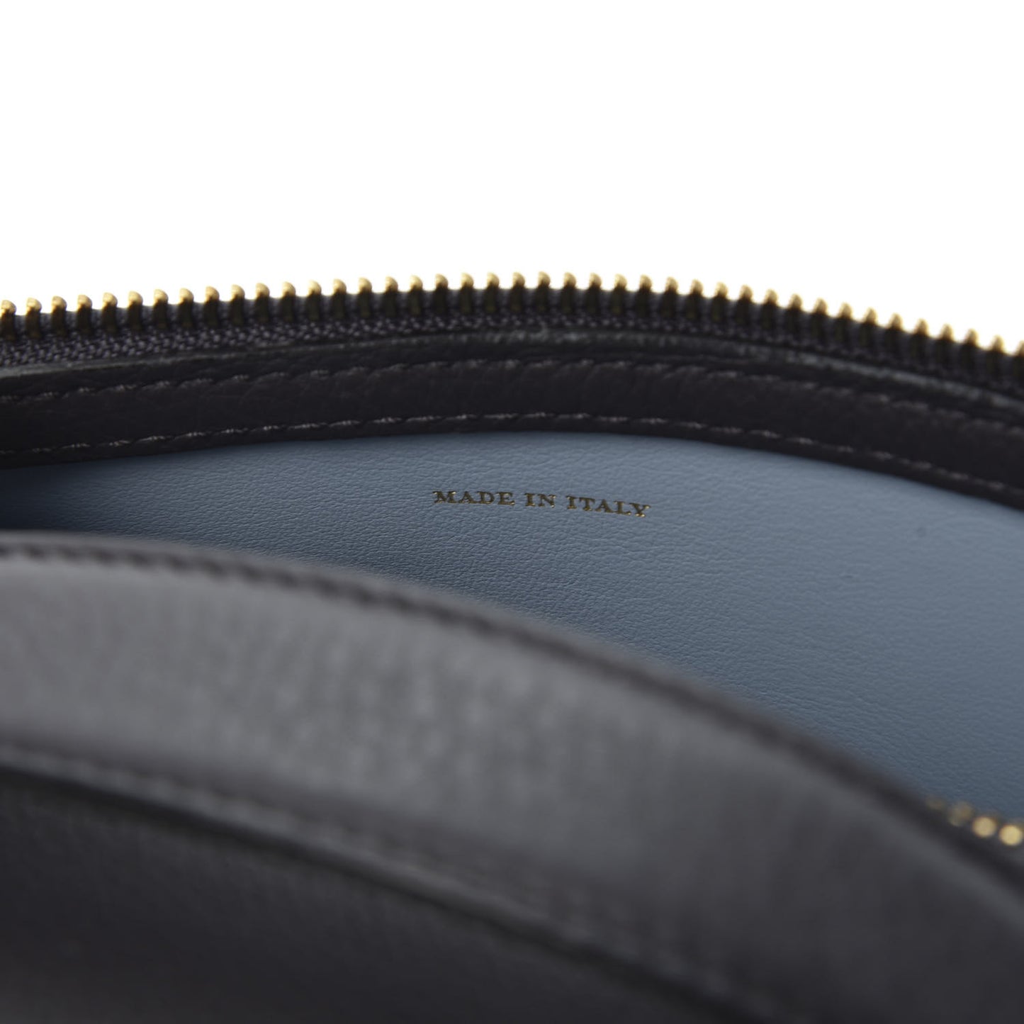 Calfskin The Barrel Bag Charcoal Grey