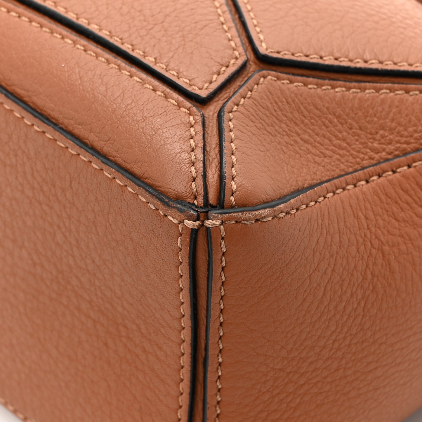 Calfskin Mini Puzzle Bag Tan