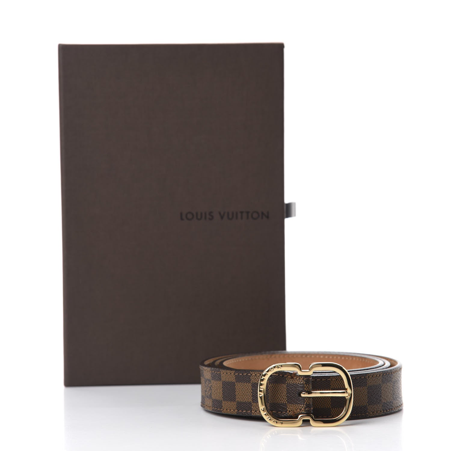 Louis Vuitton Damier Ebene Mini 25mm Belt 85 34 6 of 6