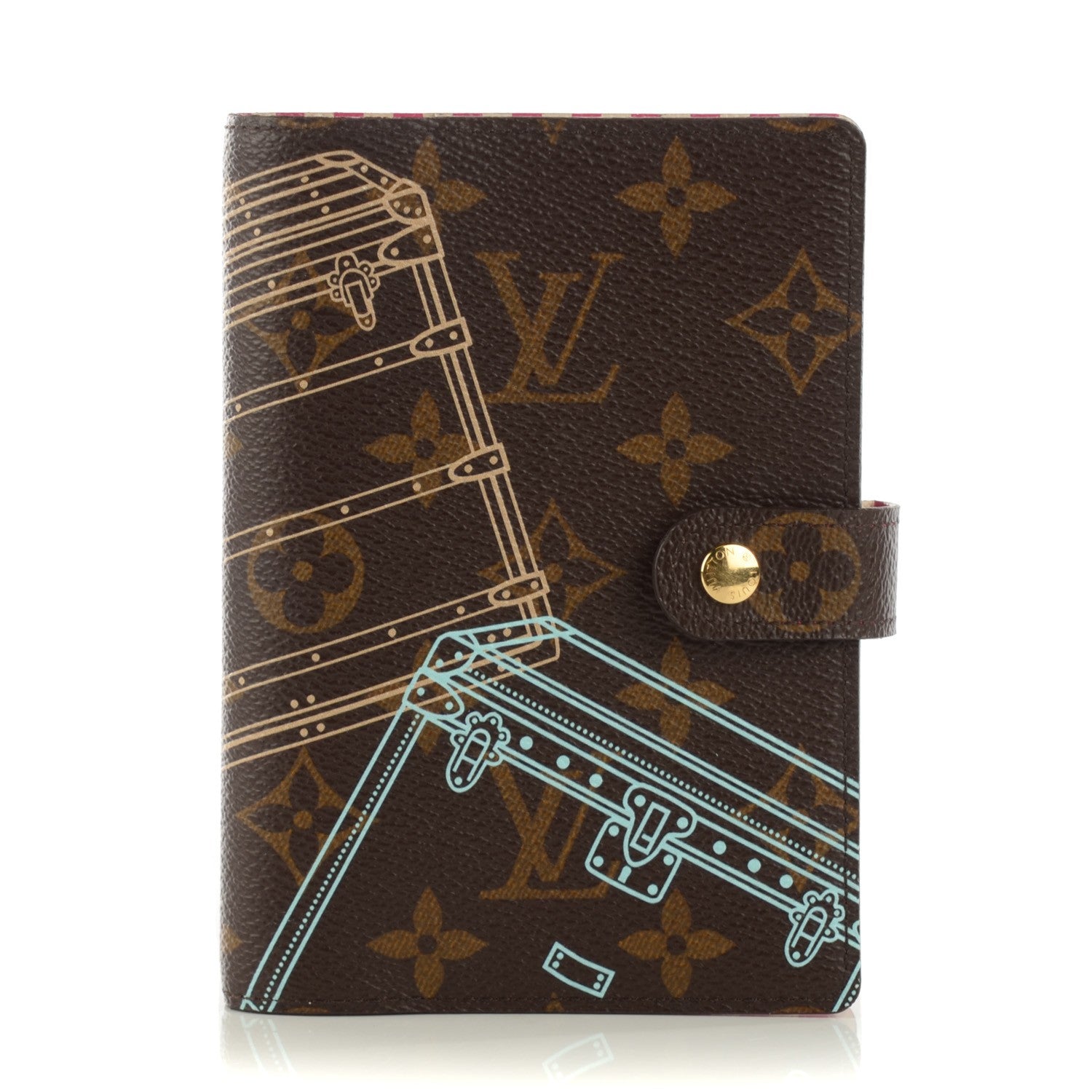 Louis Vuitton Monogram 2014 Christmas Animation Small Ring Agenda Cover 1 of 7