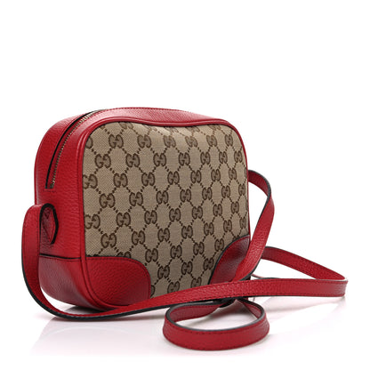 Gucci Monogram Mini Bree Messenger Bag Red 2 of 9