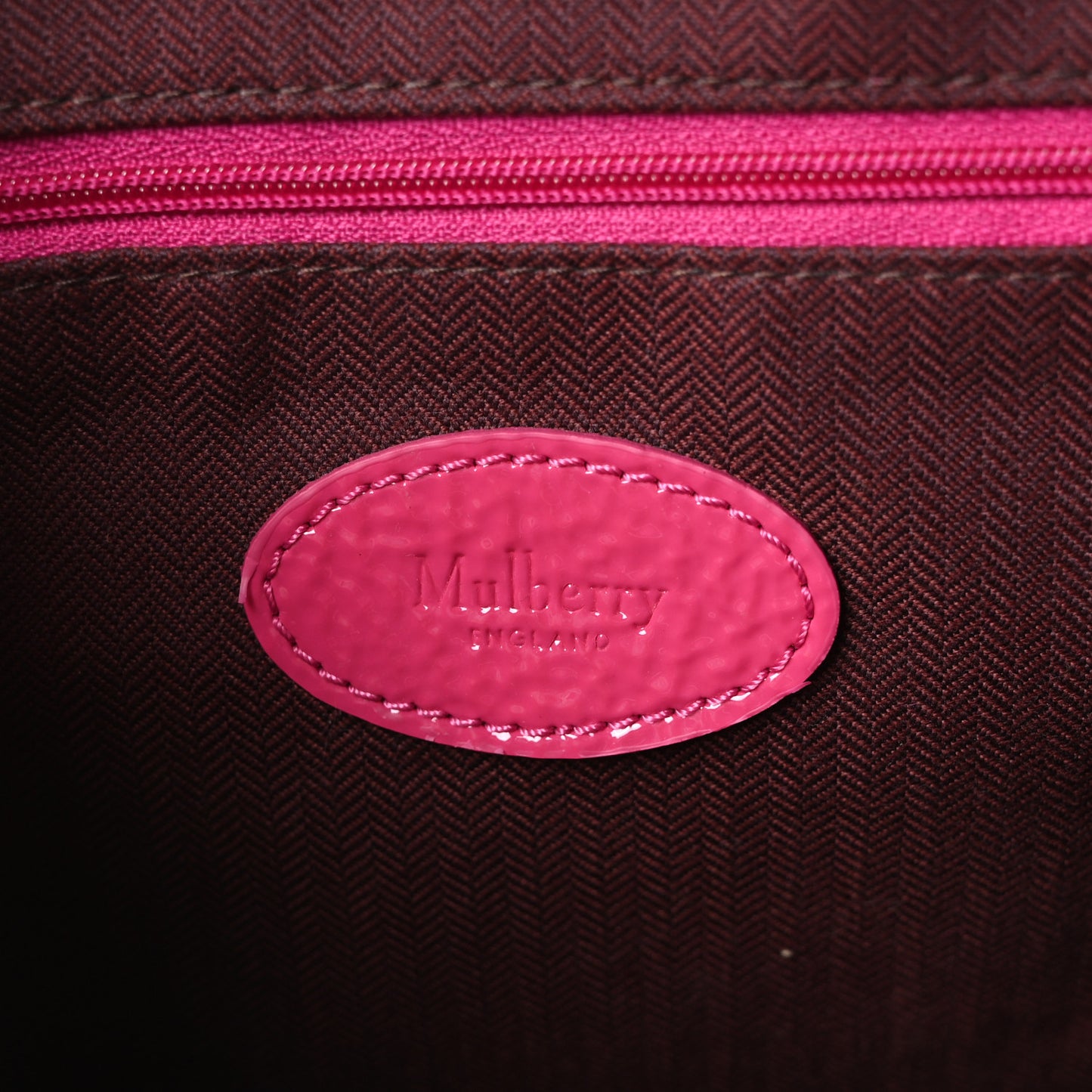 Spongy Patent Small Alexa Pink