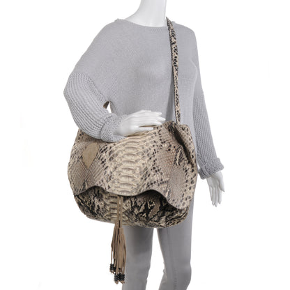 Gucci Python Messenger Bag Ivory 2 of 7