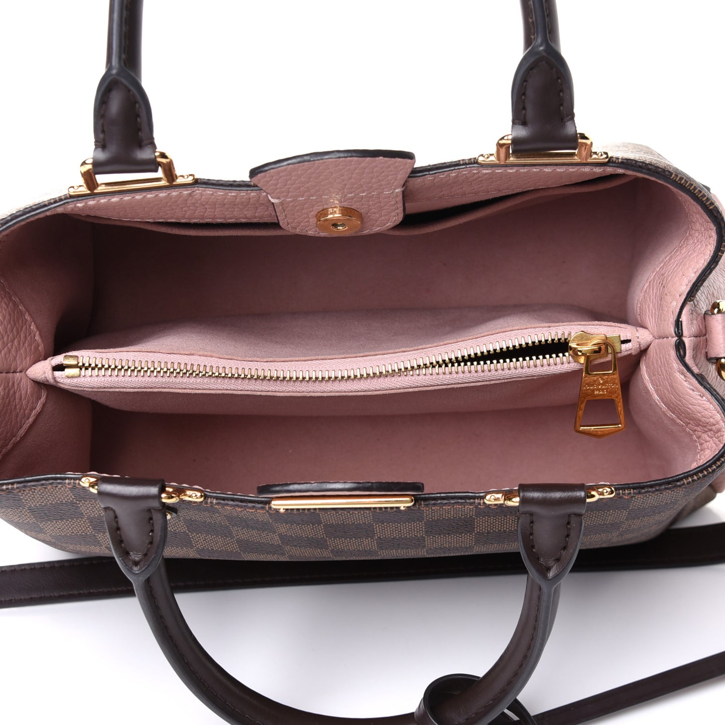 Damier Ebene Cuir Taurillon Brittany Magnolia