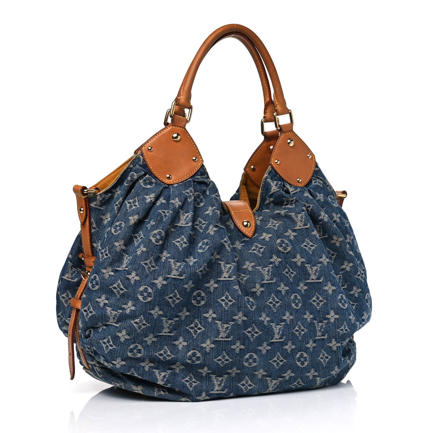 Louis Vuitton Denim Mahina XL Blue 2 of 21