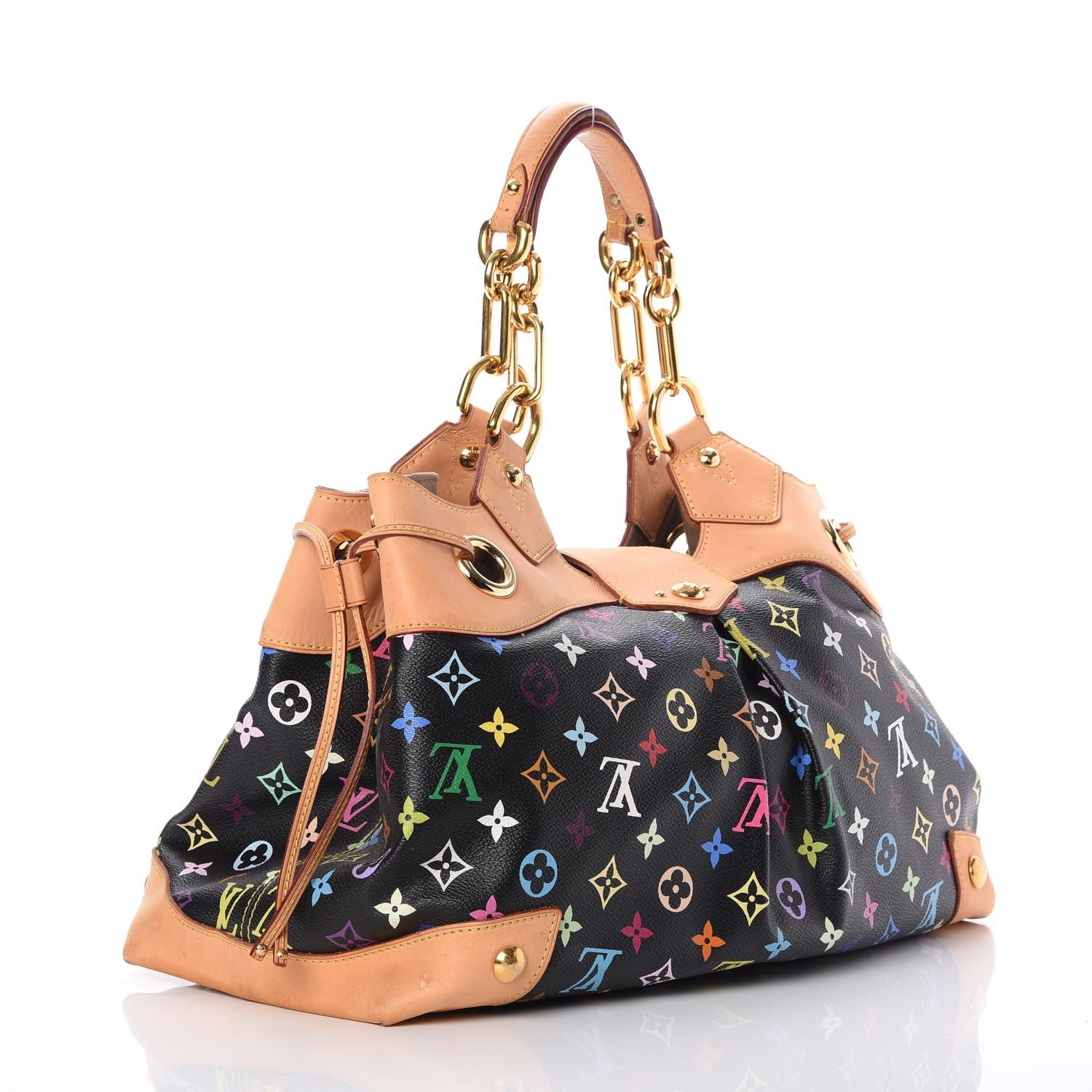 Louis Vuitton Monogram Multicolor Ursula Black 3 of 12