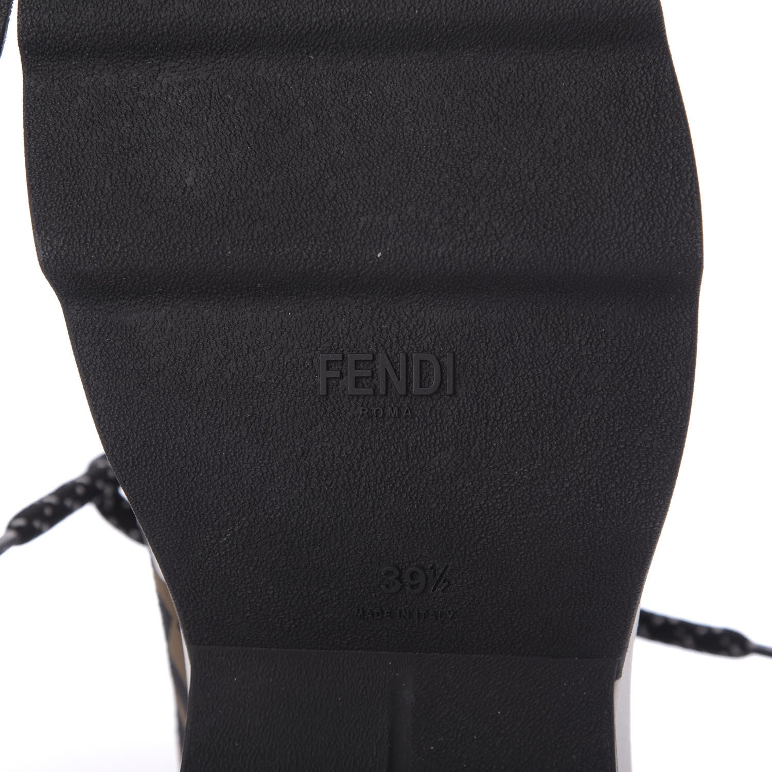 Fendi Technical Mesh Lycra FFreedom Patchwork Sneakers 39.5 Black Tobacco 7 of 10