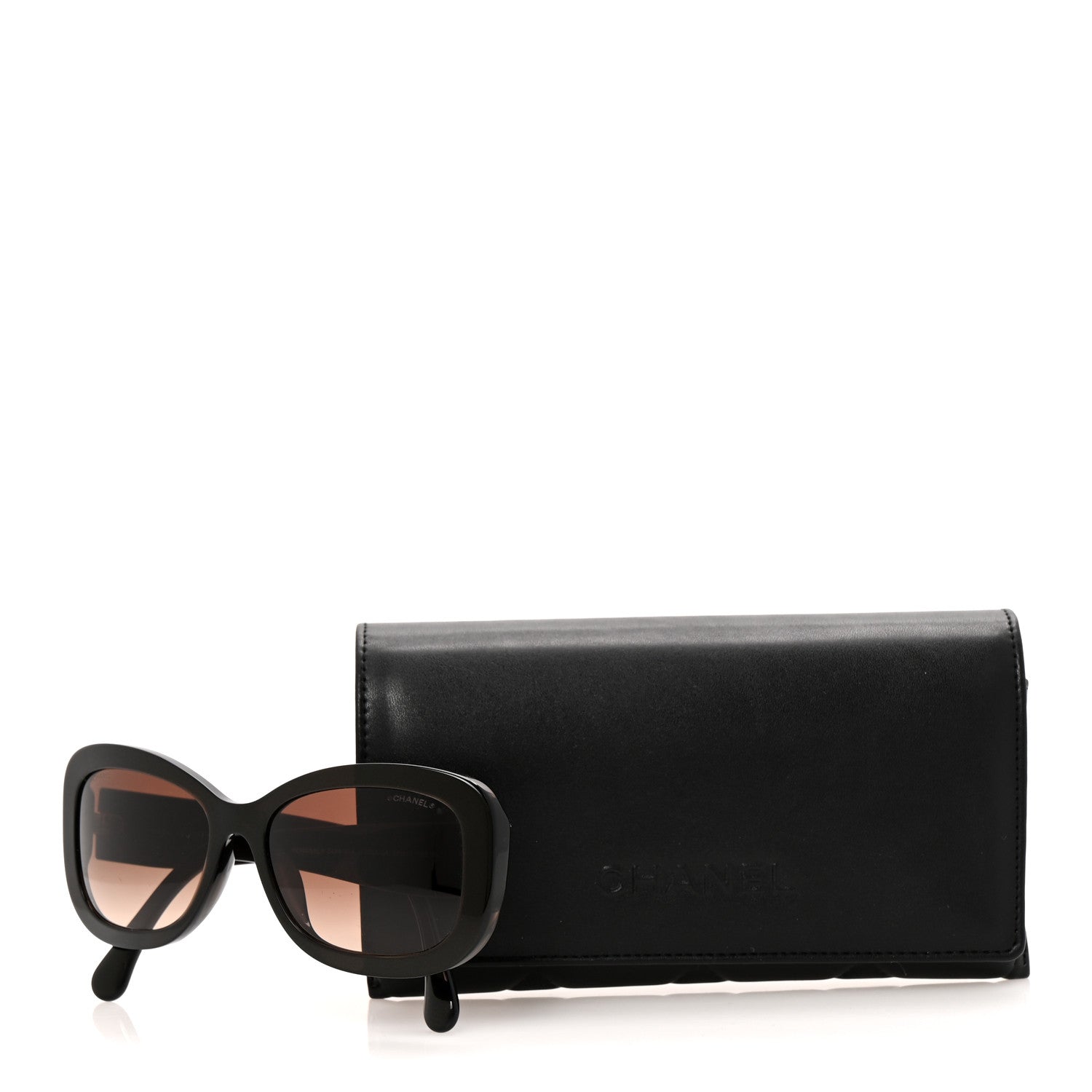Chanel Acetate Rectangle CC Sunglasses 5468-B-A Brown 1757028