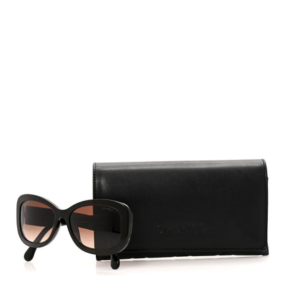 Chanel Acetate Rectangle CC Sunglasses 5468-B-A Brown 8 of 8