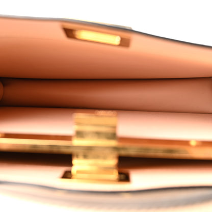 Fendi Vitello King Luxor Shiny Nappa Medium Peekaboo I SEE U East West Satchel Light Rose 6 of 10