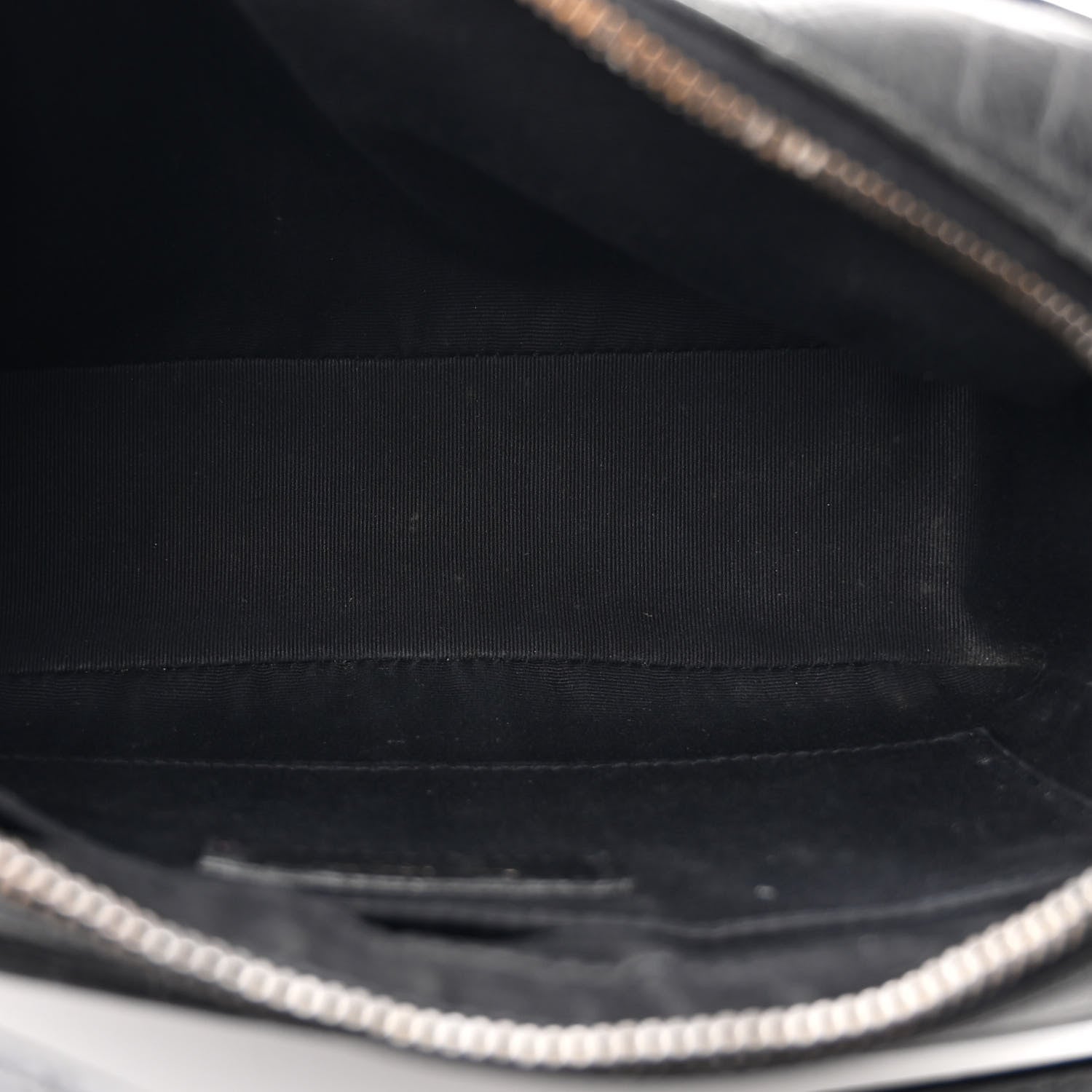 Saint Laurent Calfskin Crocodile Embossed Monogram Lou Camera Bag Black 5 of 10