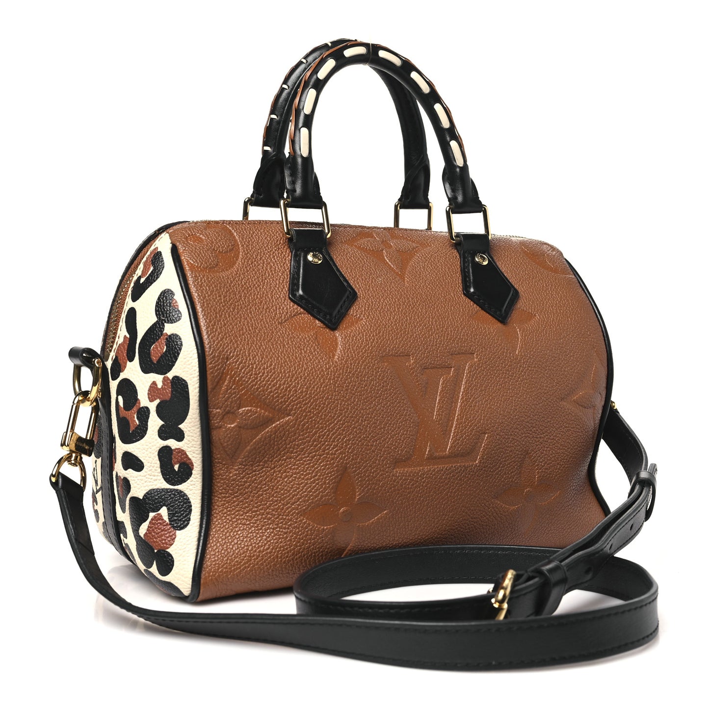 Empreinte Monogram Giant Wild At Heart Speedy Bandouliere 25 Caramel