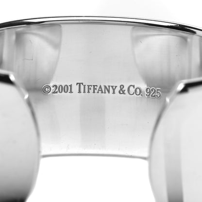 Tiffany Sterling Silver Wide 1837 Cuff Bracelet 4 of 5
