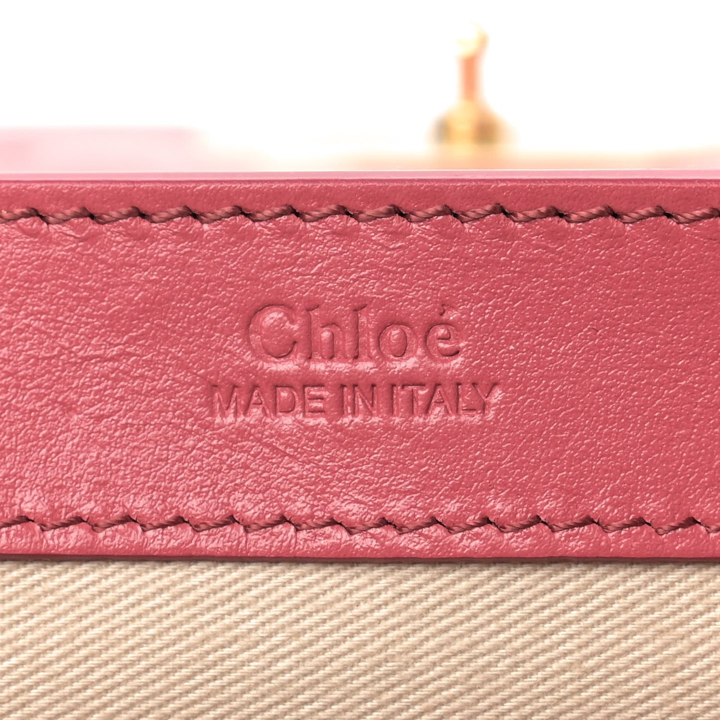 Calfskin Suede C Clutch With Chain