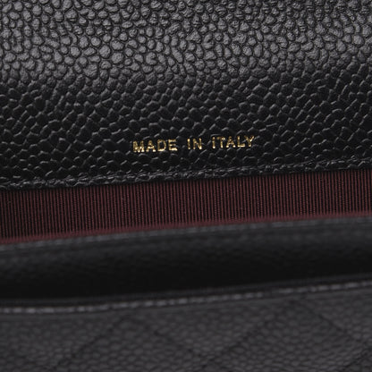 Chanel Caviar Quilted Flap Card Holder Black 6 of 8