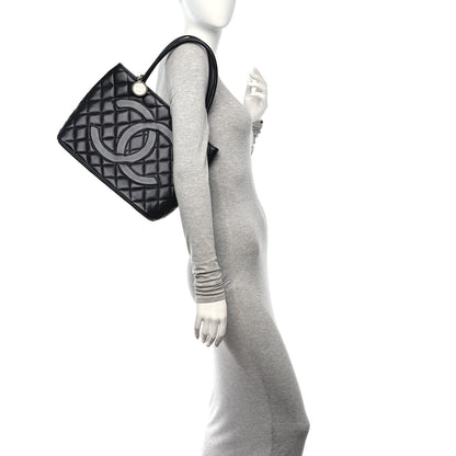 Chanel Caviar Quilted Medallion Tote Black 2 of 11