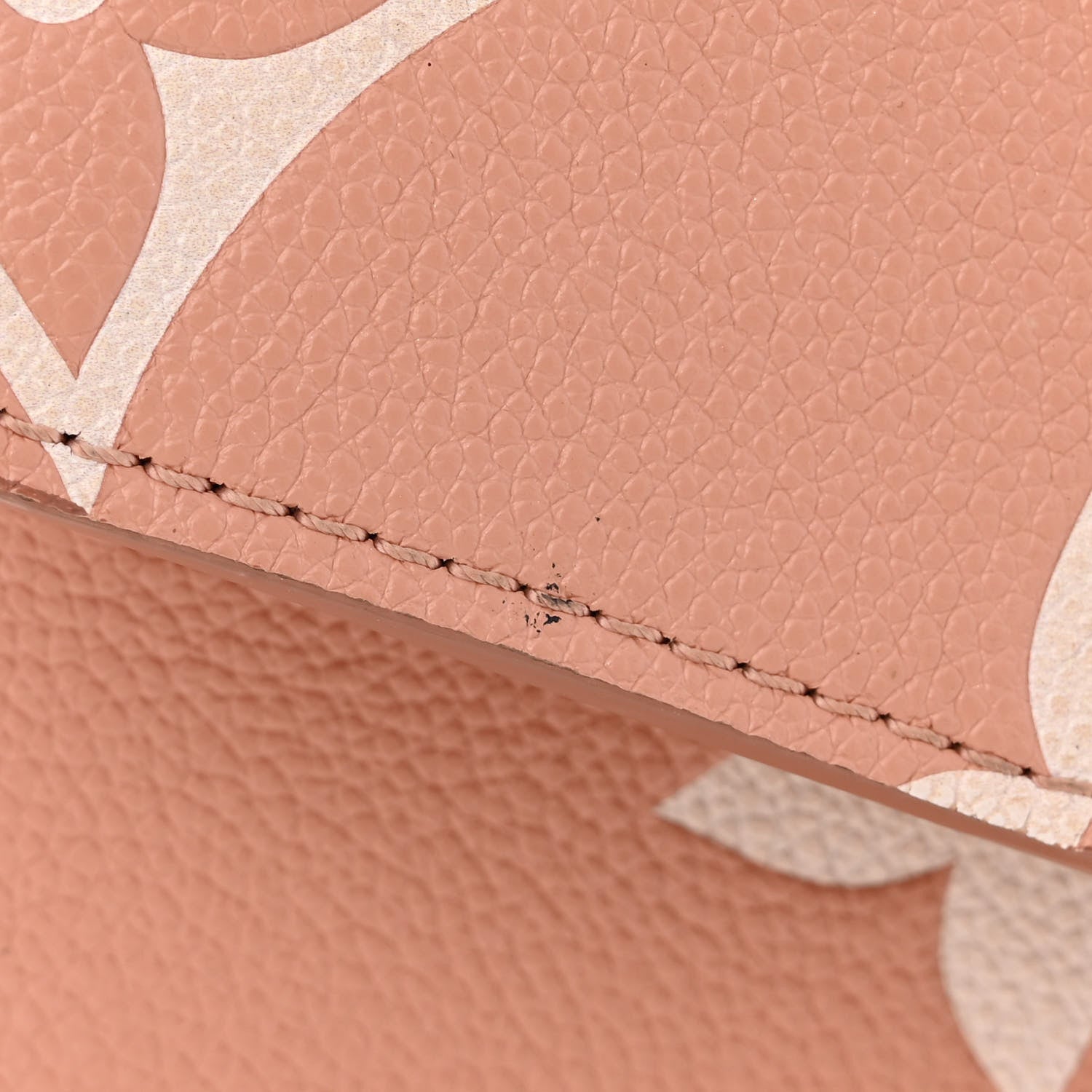 Louis Vuitton Empreinte Monogram Giant Pochette Metis Rose Trianon Cream 12 of 14