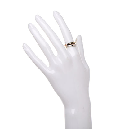 Cartier 18K Pink Yellow White Gold Small Trinity Ring 52 6 2 of 5
