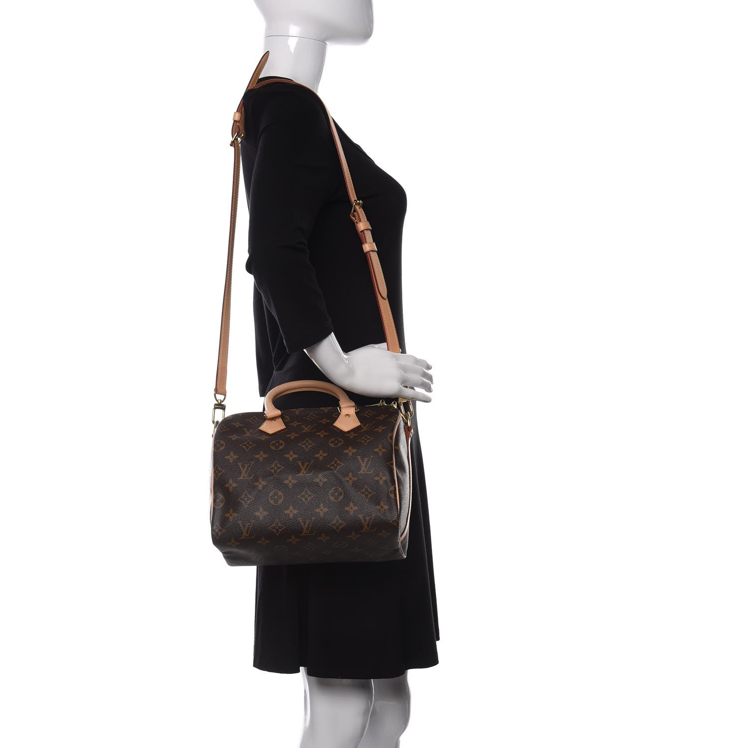 Louis Vuitton Monogram Speedy Bandouliere 25 2 of 11