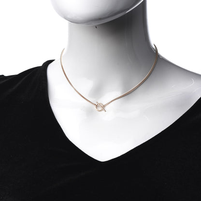 Hermes 18K Rose Gold PM Echappee Necklace SH 2 of 6