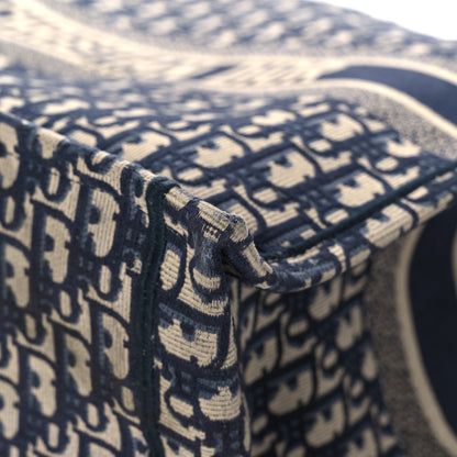 Christian Dior Oblique Large Book Tote Blue Multicolor 8 of 13