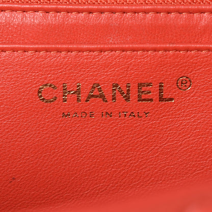 Chanel Lambskin Quilted Maxi Single Flap Red 6 of 15