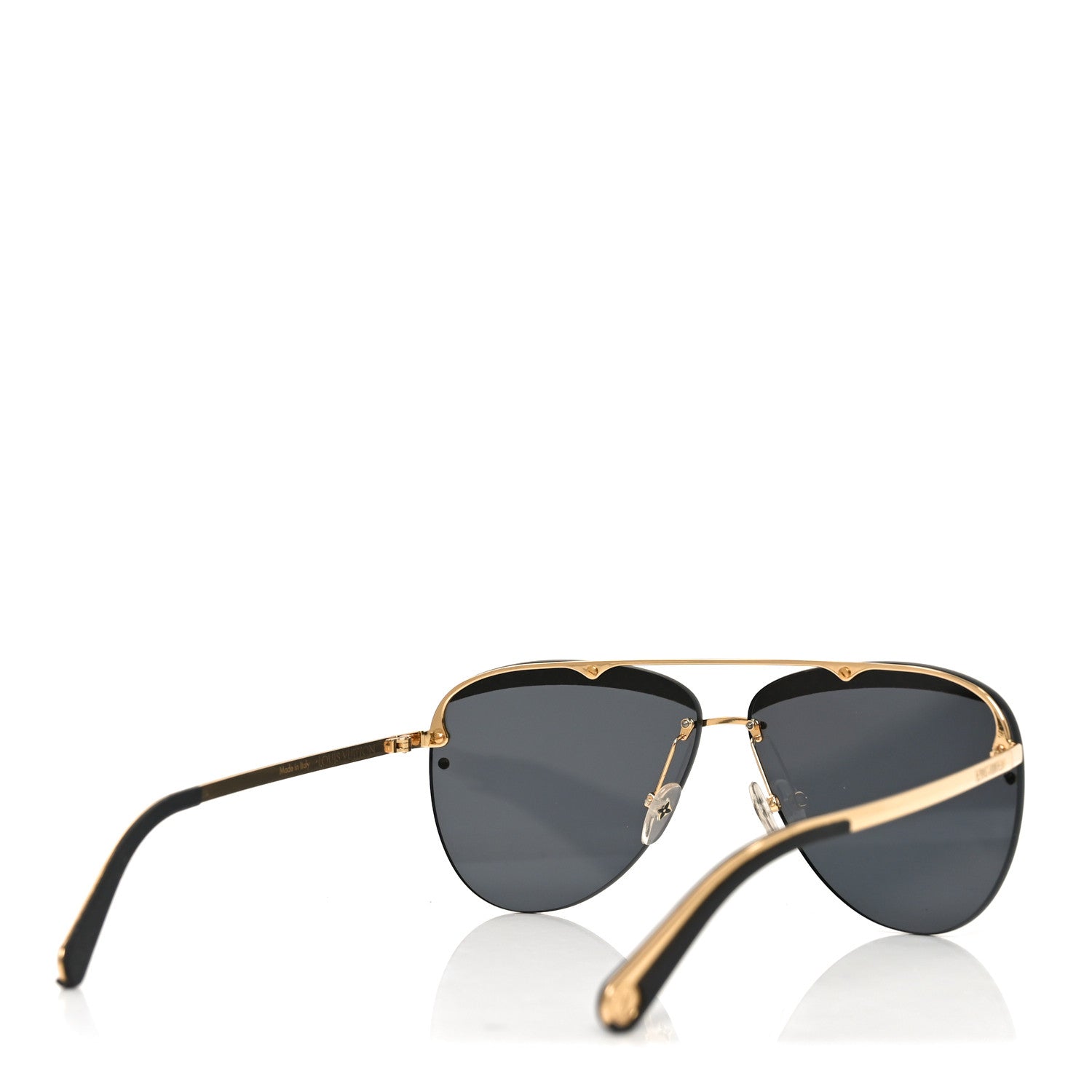 Louis Vuitton Metal Monogram La Favorite Pilot Aviator Sunglasses