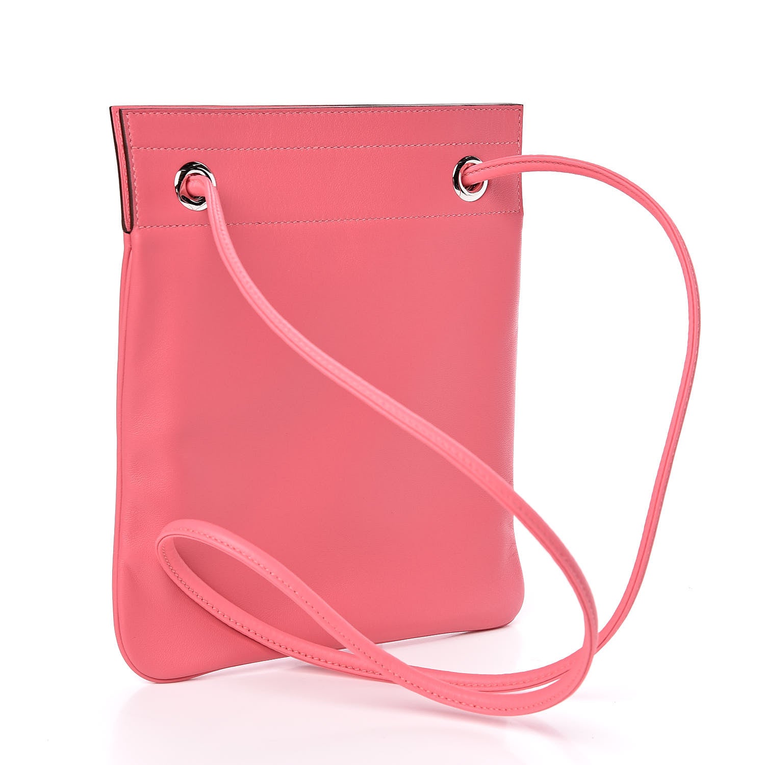 Hermes Milo Lambskin Swift Mini Aline Rose Azalee 3 of 8