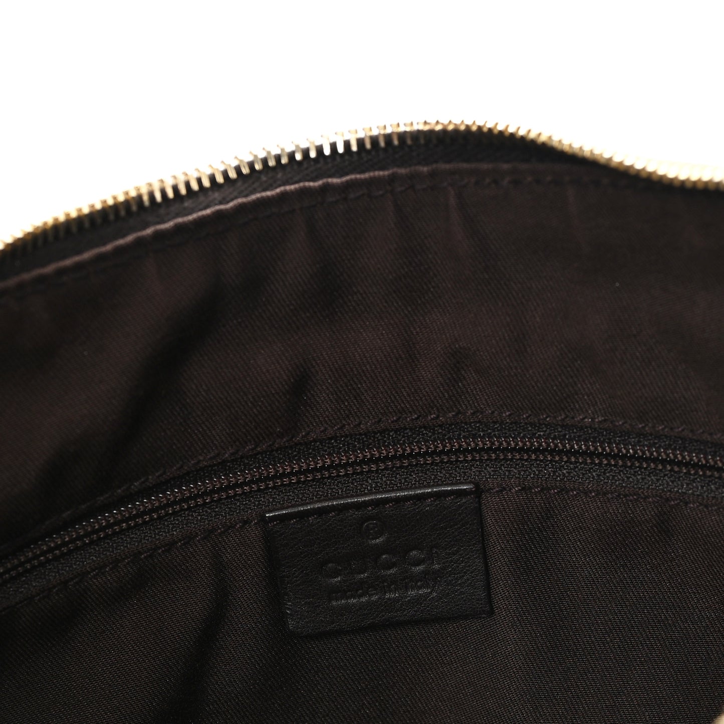 Monogram Large D Gold Hobo Dark Brown