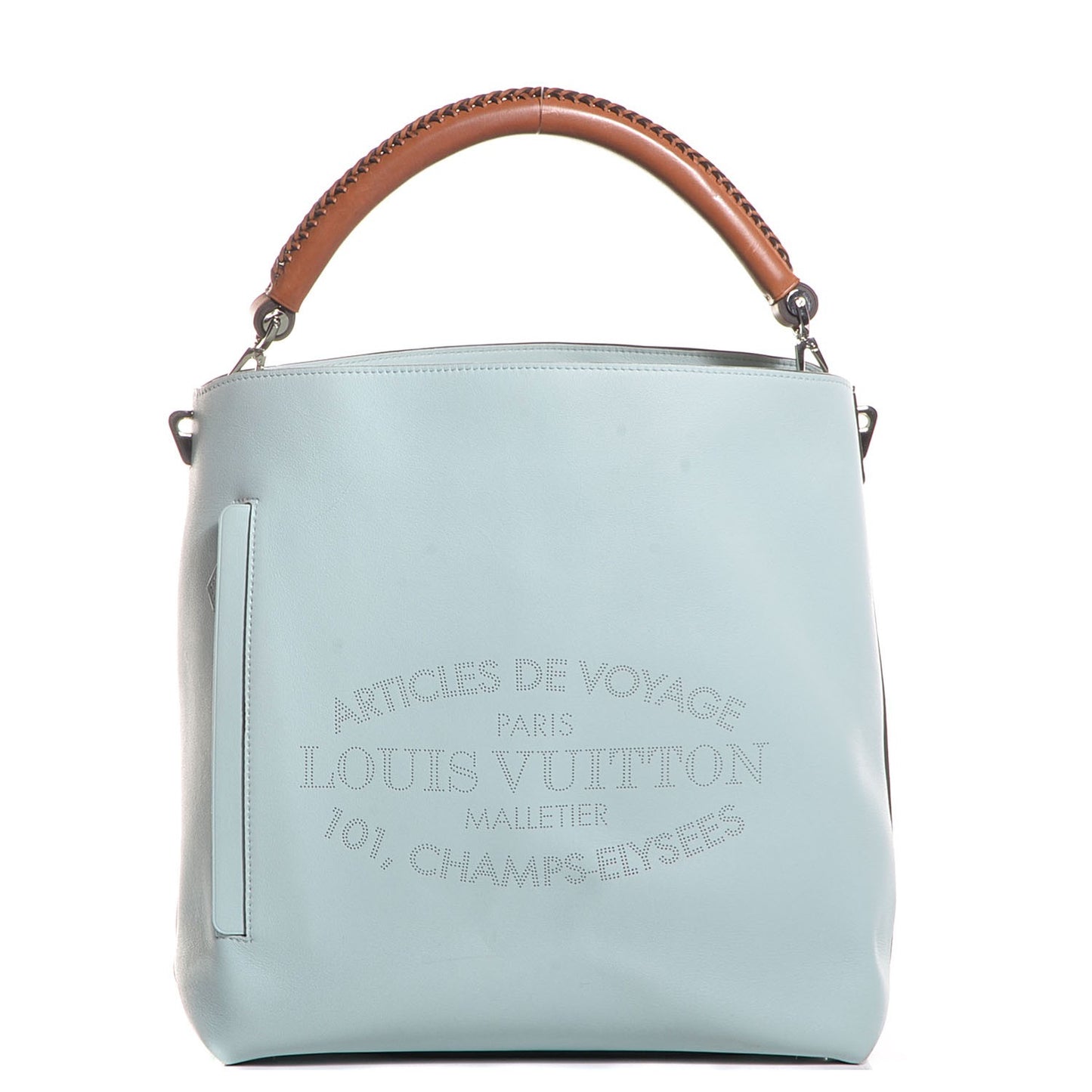 Veau Soie Calfskin Parnassea Bagatelle Hobo Azur