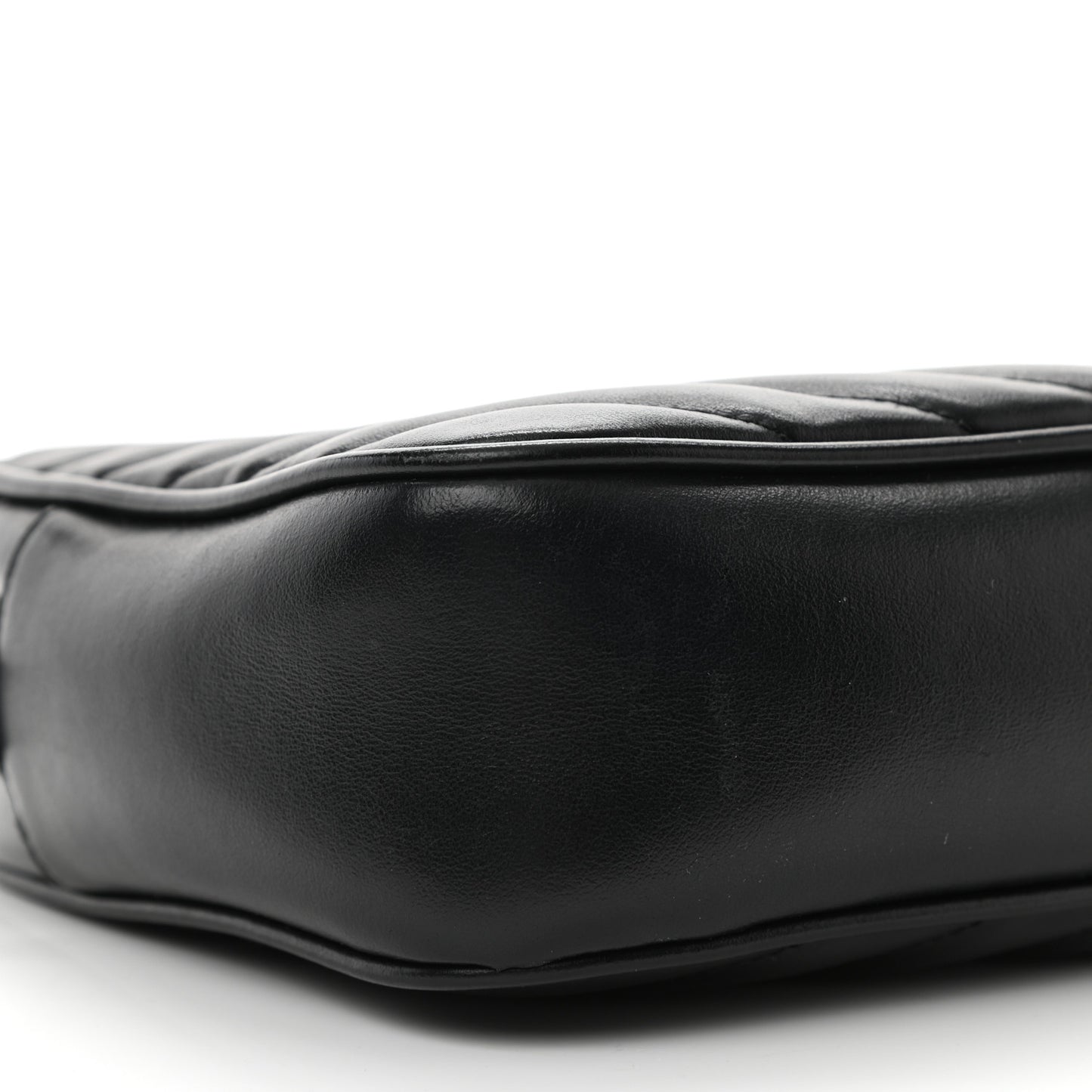 Calfskin Matelasse Monogram Lou Camera Bag Black