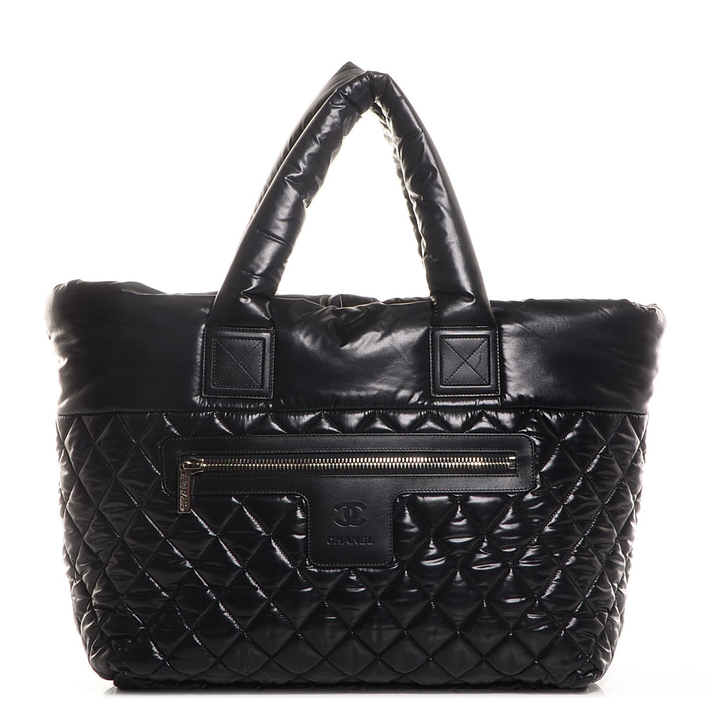 Nylon Coco Cocoon Large Tote Black