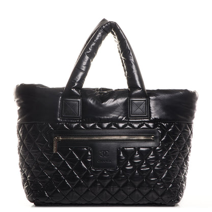 Chanel Nylon Coco Cocoon Large Tote Black 1 of 7