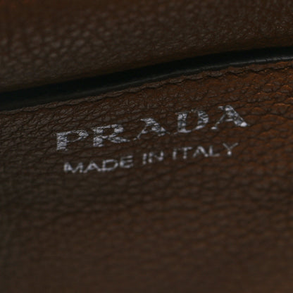 Prada Vitello Daino Soft Mini Hobo Messenger Bag Caramel 6 of 9