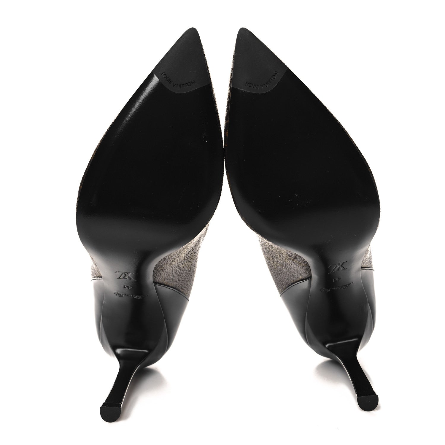 Louis Vuitton Monogram Cherie Pumps 41 Black 5 of 8