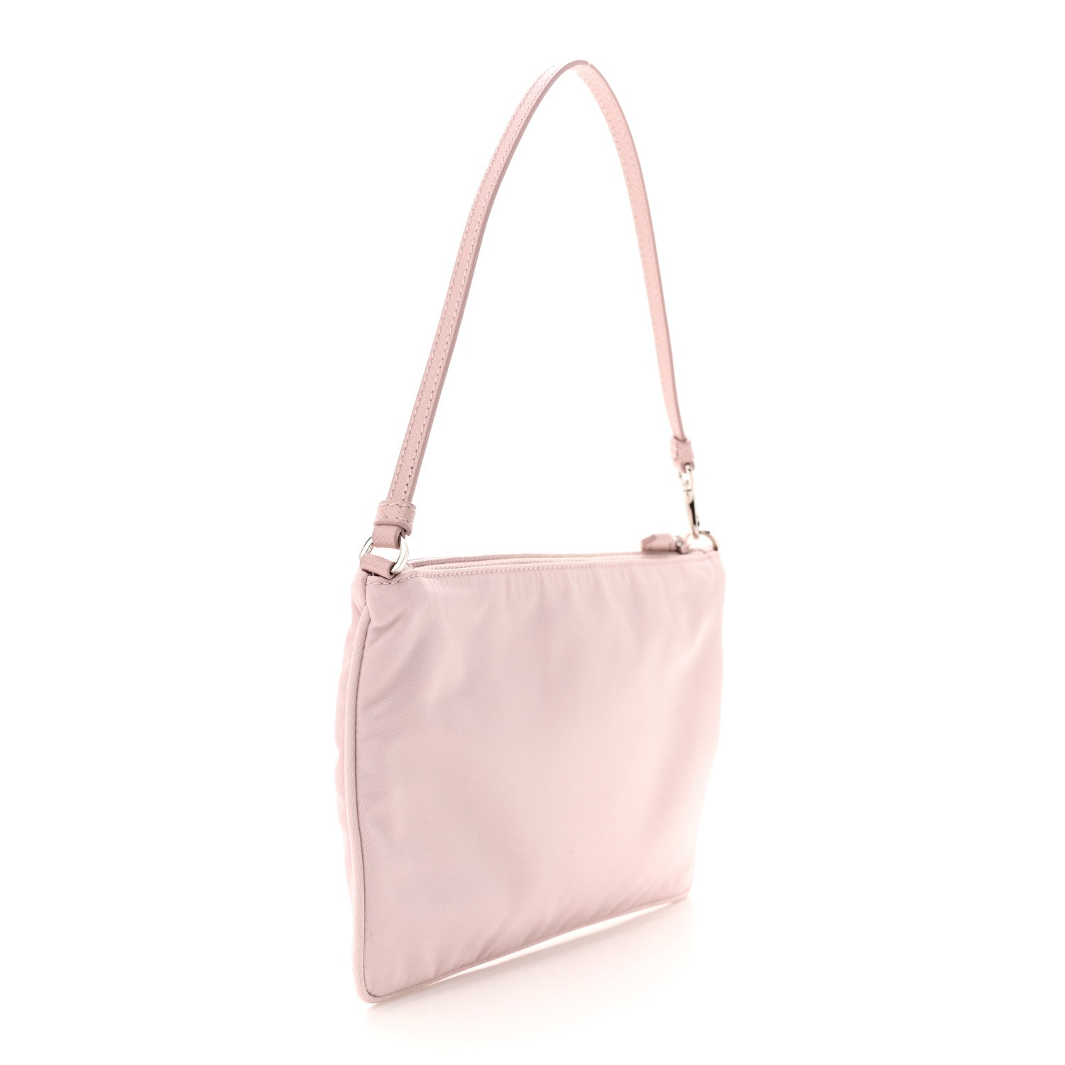 Prada Re-Nylon Vela Saffiano Mini Pochette Bag Alabastro 3 of 11