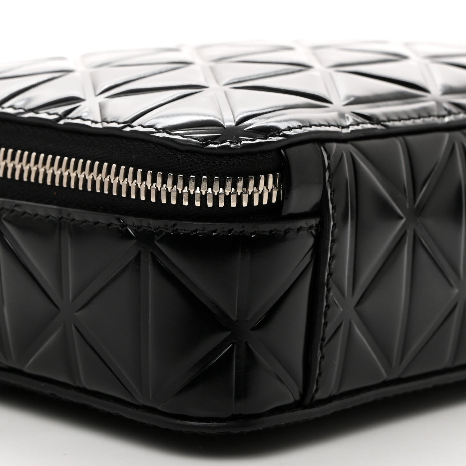 Prada Spazzolato Small Brique Crossbody Bag Black 9 of 10