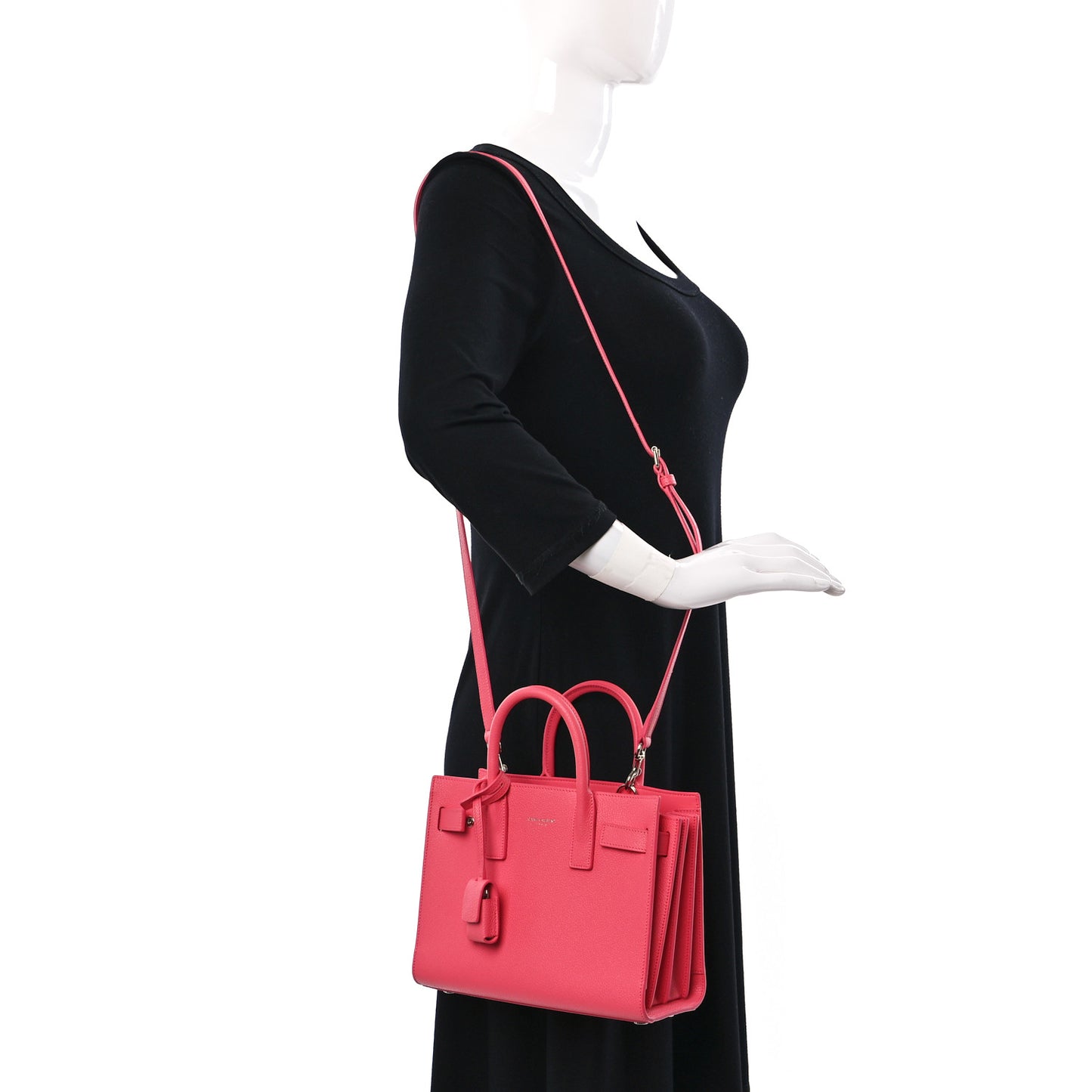 Calfskin Nano Sac De Jour Rose Clair